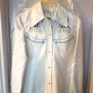 VANDERBILT Western style Blazer SZ L VINTAGE -Worn ONCE -LANDMAN, YELLOWSTONE
